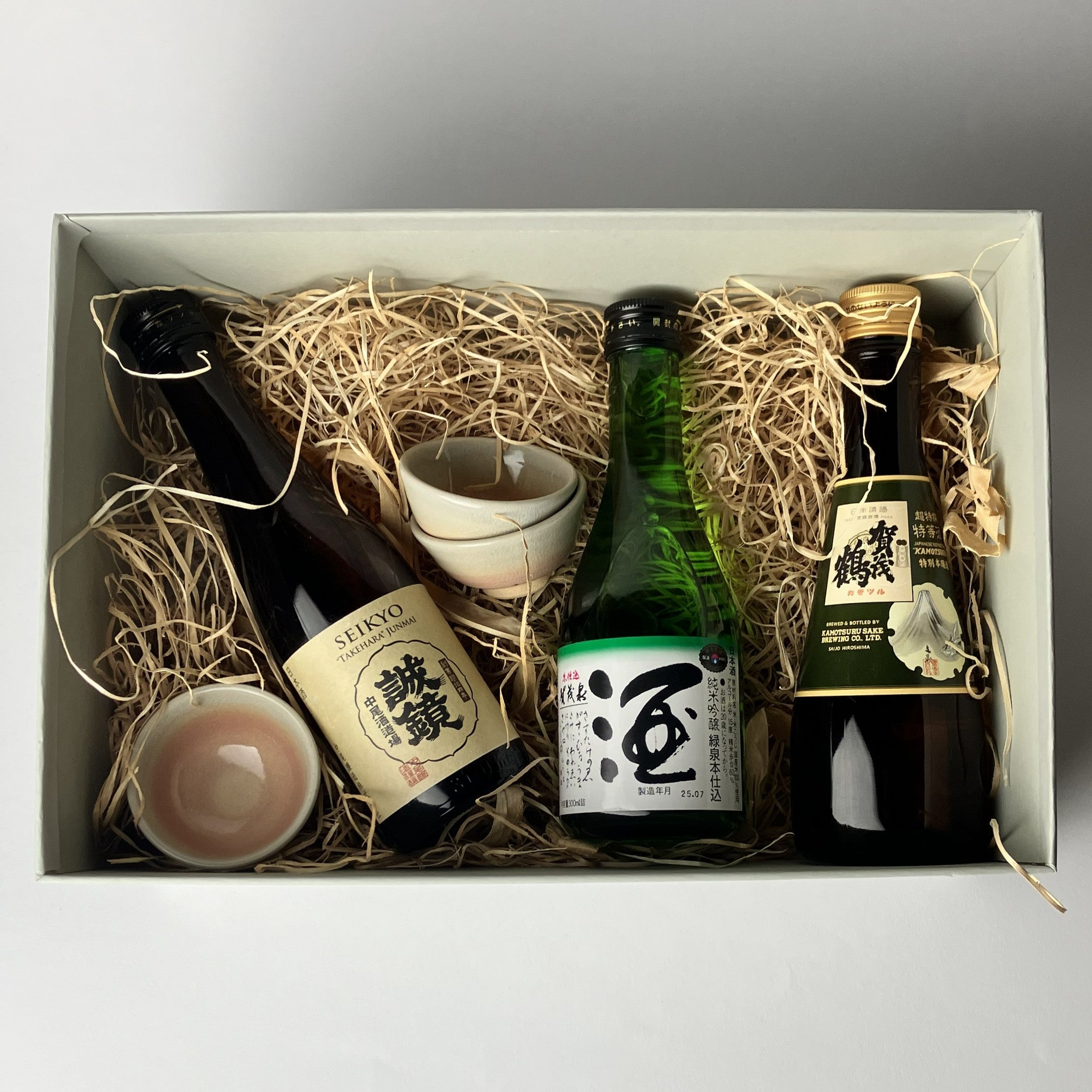 Sake Tasting Collection: Three Breweries & Hagi Ware Cup