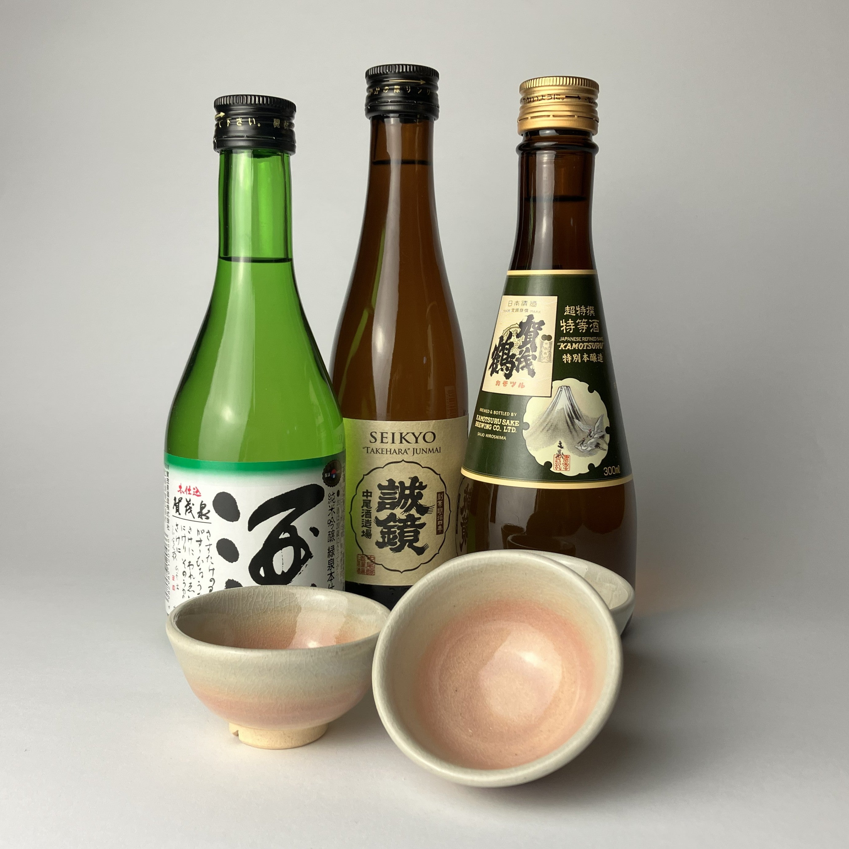 Sake Tasting Collection: Three Breweries & Hagi Ware Cup