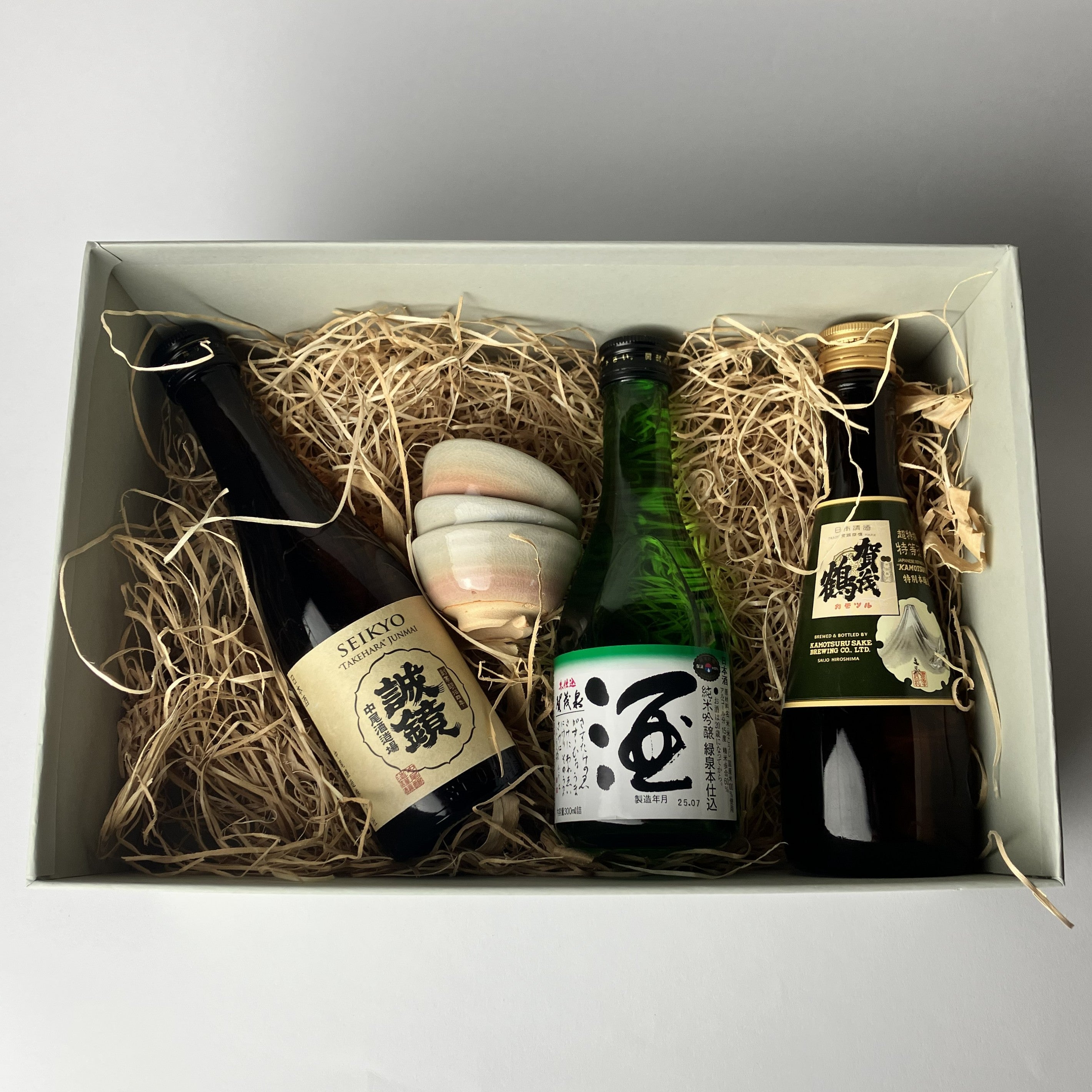 Sake Tasting Collection: Three Breweries & Hagi Ware Cup